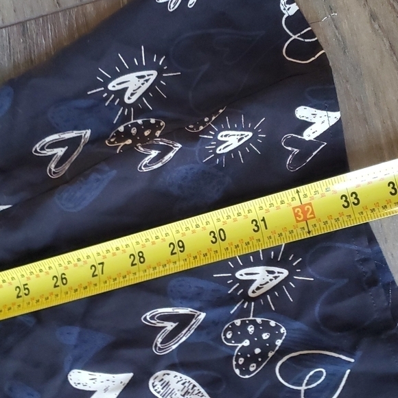 Zara mini hearts button down dress sz L boho - Picture 9 of 10